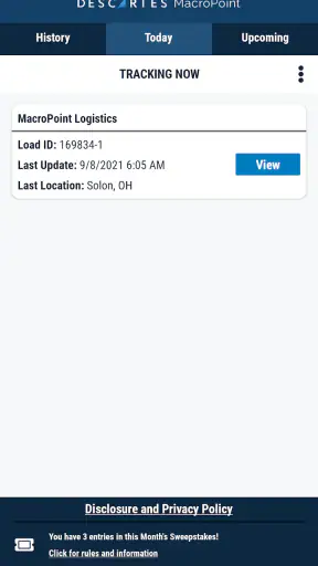 MacroPoint for Truckers screenshot
