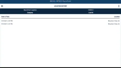 MacroPoint for Truckers screenshot 11