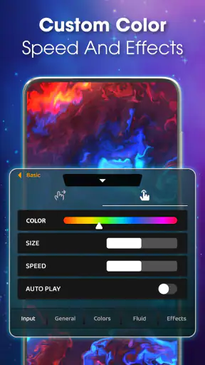 Magic Fluid live wallpaper 4D screenshot 12