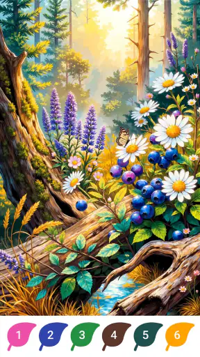 Magical Forest Color by Number screenshot 12