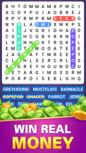 Make Money: Word Search screenshot