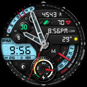 MD242 Hybrid watch face screenshot 12