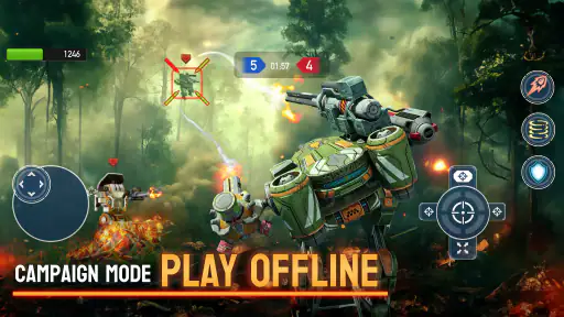 Mech Wars Online Robot Battles screenshot