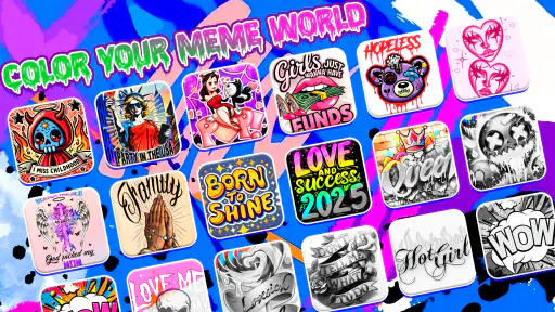 Meme Color Pro：Color by Number screenshot