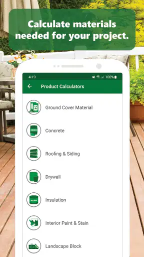 Menards® screenshot