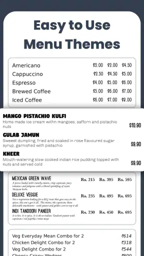 Menu Maker, Price List Maker screenshot 12