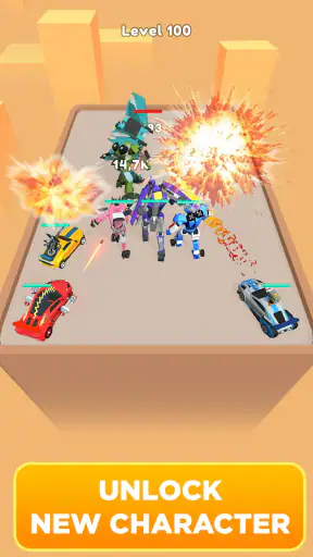 Merge Robot Master: Car Games screenshot 10
