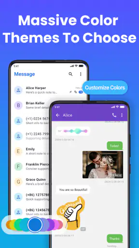 Messages: Text SMS Home App screenshot