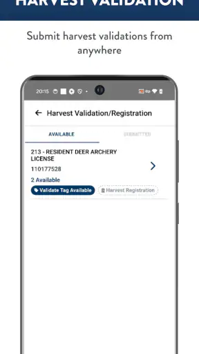 MN DNR Licensing screenshot