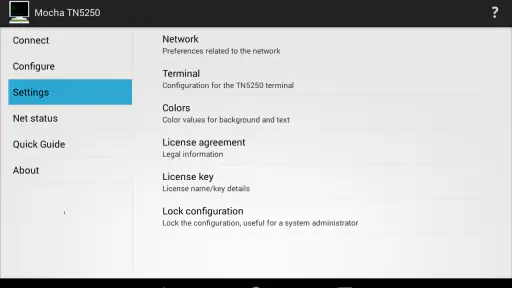 Mocha TN5250 screenshot 10