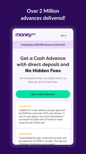 Money App - Cash Advance screenshot