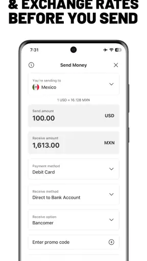 MoneyGram® Money Transfers App screenshot