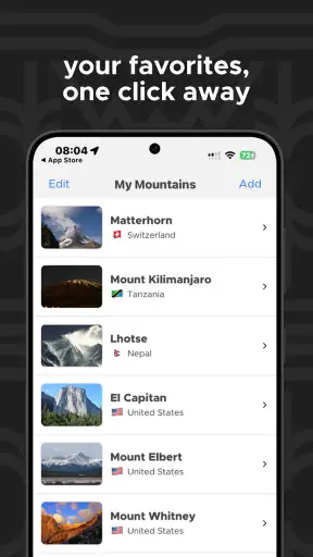 Mountain-Forecast.com screenshot
