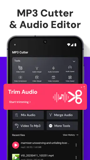 MP3 Cutter & Audio Editor screenshot