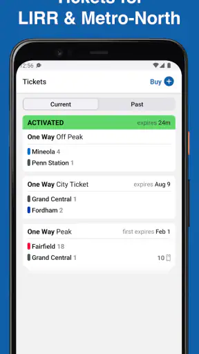 MTA TrainTime screenshot
