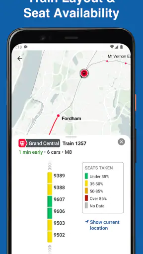 MTA TrainTime screenshot