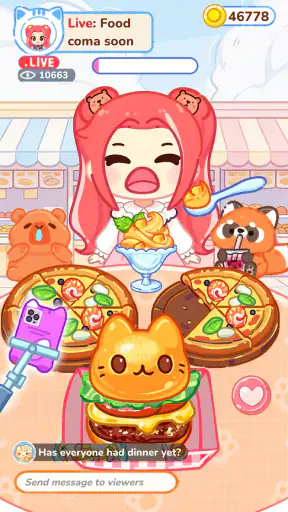 Mukbang ASMR: Idol Livestream screenshot 12