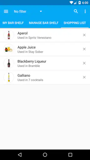 My Cocktail Bar Pro screenshot