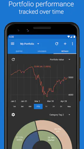 My Stocks Portfolio screenshot