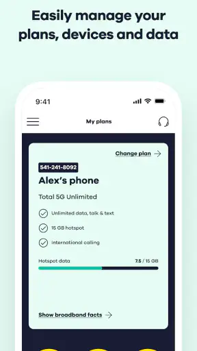 My Total Wireless: Account App screenshot