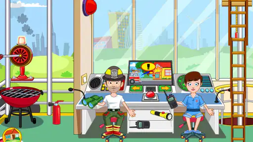 My Town : Fire station Rescue screenshot 12