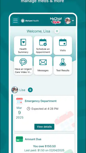 MyAtriumHealth screenshot