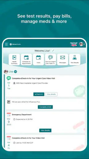 MyAtriumHealth screenshot