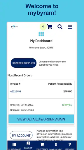 mybyram: Medical Supply Orders screenshot