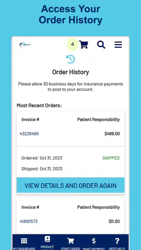 mybyram: Medical Supply Orders screenshot