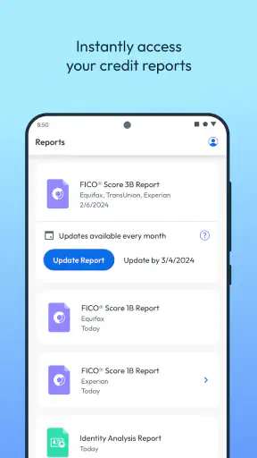 myFICO - Credit Score Tracking screenshot