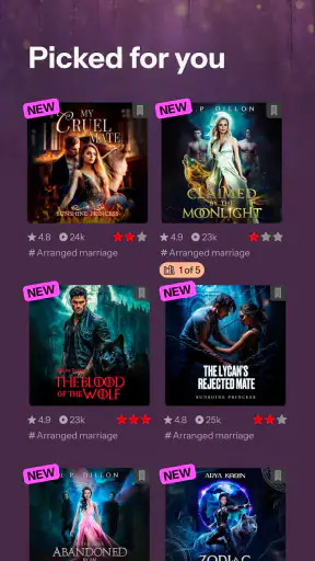 MyLuna: Werewolf Romance Books screenshot 12