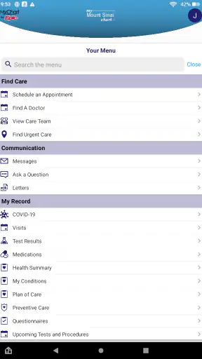 MyMountSinai screenshot