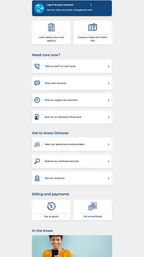 MyOchsner screenshot 11