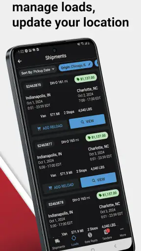 MySpot Carrier screenshot