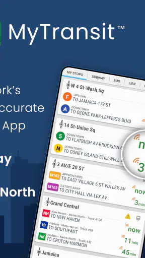 MyTransit NYC Subway & Bus MTA screenshot