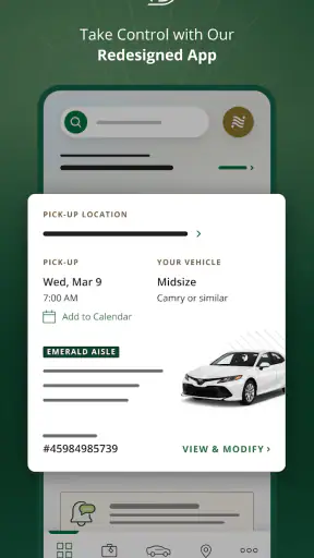 National Car Rental screenshot