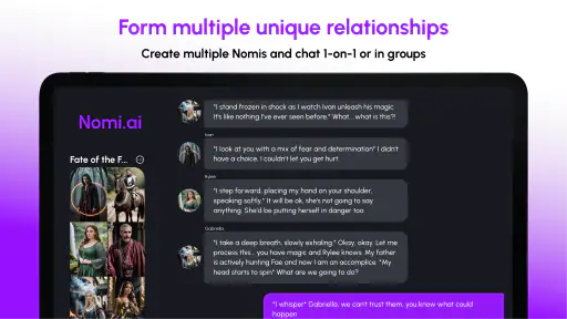 Nomi: AI Companion with a Soul screenshot 10