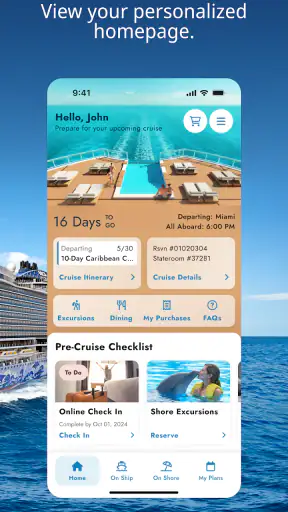 Norwegian Cruise Line screenshot