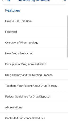 Nurse's Drug Handbook screenshot 12