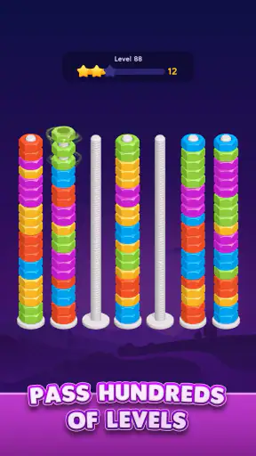 Nut Sort: Color Sorting Game screenshot