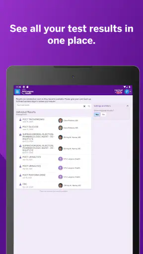 NYU Langone Health screenshot 12