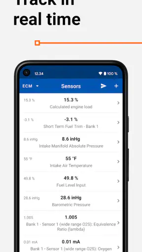 OBD Auto Doctor car scanner screenshot