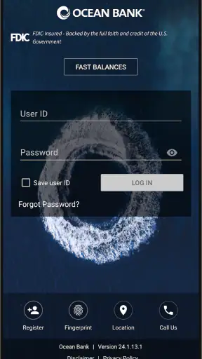 Ocean Bank Mobile Banking screenshot