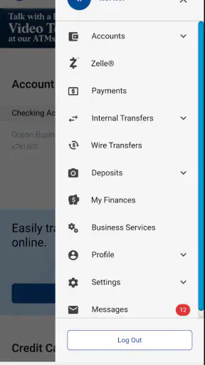 Ocean Bank Mobile Banking screenshot