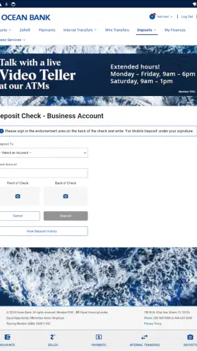 Ocean Bank Mobile Banking screenshot 9