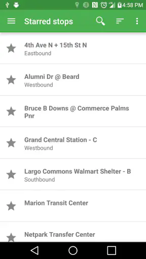 OneBusAway screenshot