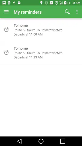 OneBusAway screenshot