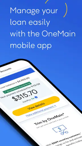 OneMain Financial screenshot