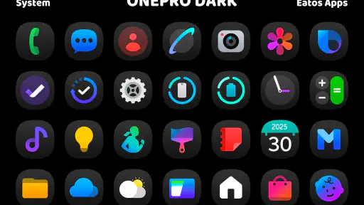 OnePro (Dark) - Icon Pack screenshot 12