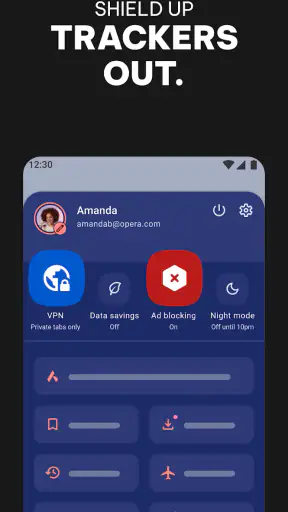 Opera: Private Web Browser screenshot 12
